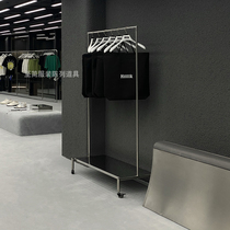 Clothing store display rack display Zhongdao stainless steel hanger bag rack floor-to-ceiling womens clothing store