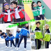 Kindergarten teachers yuan fu summer and autumn to primary and secondary school uniforms movement three piece suit boys British class uniform
