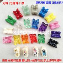 First-class environmentally friendly sheep Galaha simulation plastic sheep bone toy post-70s nostalgic traditional sheep bone Galaha