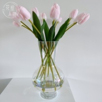 High-end Tulip Emulation Flower 7 Hand Feel Moisturizing Flower Bouquet Han Fresh Floral Art Indoor Pendulum With Photo Props