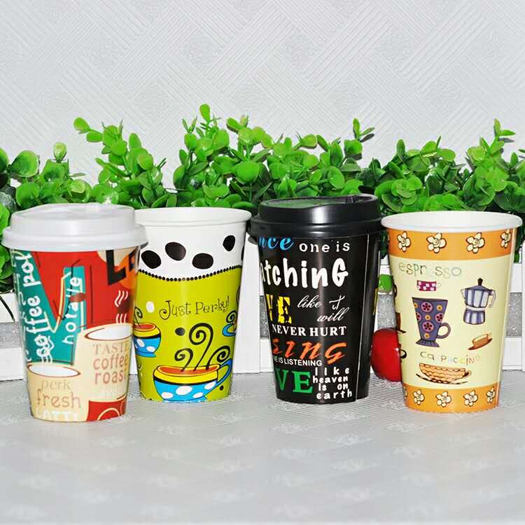 Find your sister Europe and the United States wind thickened mixed with thick milk tea paper cup disposable soy milk coffee cola paper cup