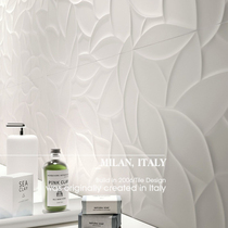 Simple modern bathroom tiles Balcony wall tiles Pure white Nordic kitchen tiles 300x800 glazed tiles