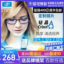 Eyeroad lens A drill Crystal A3 aspheric A4 anti-blue lens myopia lens car room custom 2 pieces
