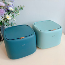 Morandi color pet grain storage barrel cat food dog food sealed storage barrel solid color simple fresh-keeping box with measuring cup