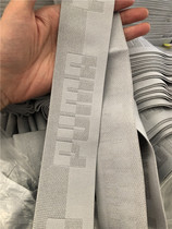 1 5 yuan a meter 5cm wide silver gray letter elastic band pants full 35 yuan