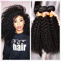 New Kinky Curly Peruvian Human Virgin Hair 8A small roll live Hair curtain
