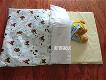Export day single polyester cotton cartoon children two-piece baby quilt cover mattress two-piece set kindergarten available