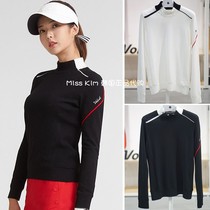 South Korea Volvik golf suit special 20 autumn female stand collar wind pullover warm long sleeve knitted sweater
