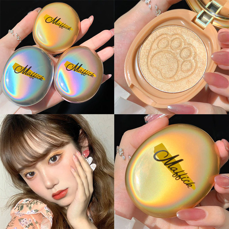 Make-up MAFFICK Maffei can shine bright highlight powder cake fine pearly sparkle powder long-lasting brightening powder
