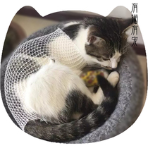Female cat sterilization surgical gown postoperative care pet cat special elastic elastic elastic yarn mesh anti-adhesive tape off