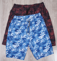 Foreign trade Korean version of summer mens quick-drying breathable beach pants retro print tide casual shorts youth five-point pants