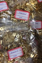 Brass tattooed leather rivets 3 4*14 5 total length diameter 9MM0 43 yuan a set