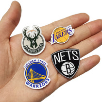 Basket Nets Lake People Celtic Hot Fire Fast Boat Yellow Bee Male Deer Sun Basketball Bipin Badger Badge Chest Badge Bag ornaments