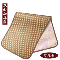Childrens rattan mat double-sided Ice Silk thickened summer mat kindergarten mat baby Linen straw mat childrens mat