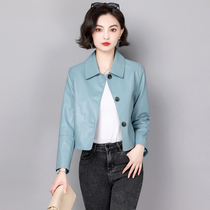 In the spring of 2023 the new Haining fur coat female short - term fragrance coat fashion and sheep leather jacket tide