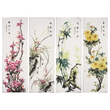 梅兰竹菊手绘国画-梅兰竹菊手绘国画促销价格、梅兰竹菊手绘国画