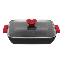 Maifanshi colored fish tray rectangular household non-stick induction cooker barbecue tray oven baking tray Mofei accessories