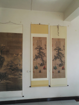 Original original copy painting Song Zhao Ji listening to Qin Tu Chinese Painting Gongbi characters Vertical ancient painting Decorative painting Silk painting