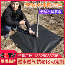 Degradable new non-woven floor cloth anti-grass cloth weeding cloth ecological durable agricultural orchard fruit tree covering grass mulch