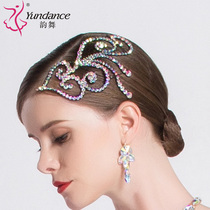 yundance Rhyme Latin Dance Modern Dance National Standard Dance Headwear Diamond Accessories floral headdress Hair Card H-30