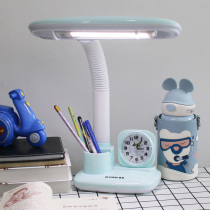Table lamp Learning special eye care Primary school Childrens desk plug-in children Cartoon Huxiong protective eye light Domestic learning lamp