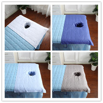 Pure cotton beauty bed hole towel lying towel Massage with hole towel massage hole pad SPA lying towel pad towel bed sheet hole towel