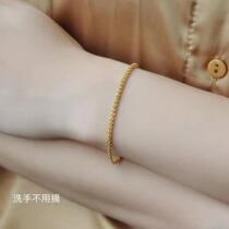 Korean version of s925 sterling silver bracelet temperament starry cauliflower female bracelet clavicle chain personality with silver chain decoration live models