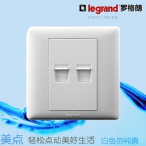 TCL Rograng Mei point phone computer socket Voice Network Panel Type 86 double port information panel