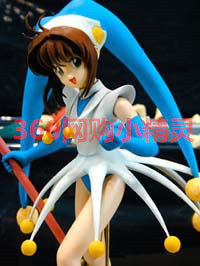 MU ZHIBEN SAKURA 카드 소녀 Sakura Baixi 서예 전장 1/6GK 손 -제작