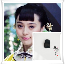 The photo studio bangs wigs show the head of the bangs the bridal style dance performance the court the wig