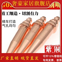 National standard G02 integrated isobaric acetylene cutting nozzle copper flame cutting machine semi-automatic cutting nozzle for trolley machine