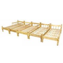 Kindergarten school student bed Solid wood bed-Solid wood single bed Toddler bed Childrens bed Lunch break bed Wooden bed