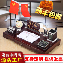 2022 Creative Wood-desk Calendar Shelf Custom Ad Upscale Business Desk Face Pen Holder CALENDAR REMEMBER