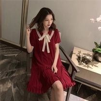 Radiation-proof maternity clothes Summer clothes Womens belly out fashion summer short-sleeved top pregnancy dress