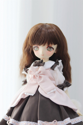 taobao agent BJD.MDD baby with 6 points 4 points 3 points cute giant baby bear sister wig high temperature silk twist curly hair