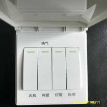Famous Longsheng Lights Warm Bath 16A four - in - one bath light wind - warming four - in - one bath - and - one special 16A switch