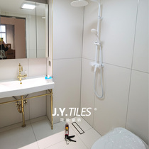  Jane Yue 600X1200mm pure white bathroom tiles Modern minimalist white bathroom wall tiles non-slip floor tiles