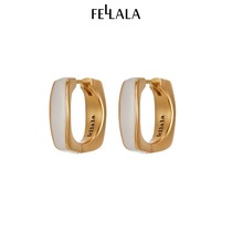Fellala Fat Lala 2021 new earrings retro earrings niche senior sense temperament earrings female