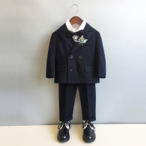 Children Suits Suit Boy Prince Gown 2021 New Flower Boys Baby Boys Birthday Little West Suit Three Sets