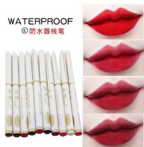 Student multi-purpose lip liner pen Beginner matte lipstick pen Waterproof long-lasting moisturizing Non-bleaching line pen Lip pen
