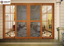 Sanya heavy duty door sliding door custom sliding door louver tempered glass villa kitchen balcony living room door