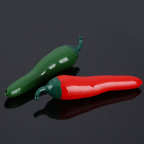 New personality metal fashion red and green pepper model pendulum cigarette lighter creative open fire lighter ornaments gift