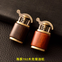 Collection of personalized custom processing handbag wood shell purple sandalwood rhino horn vintage grinding wheel retro kerosene lighter