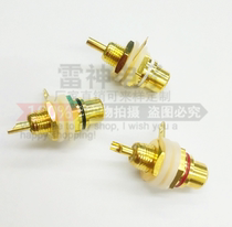  Direct sales of pure copper gold-plated copper lotus mother seat AV mother seat RCA socket signal audio socket power amplifier terminal block