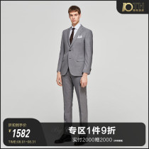 ByCreations Cypress wool suit suit Mens business Gray wedding wedding groom suit occupation