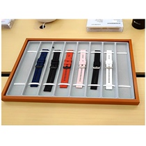 Window display 8-grid 10-grid watch plate Apple strap display rack props strap plate storage box watch box tray