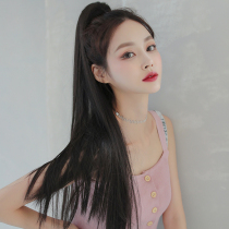Pony-tailed wig female grab clip super long light and thin natural fake ponytail simulation hair subnetwork red long hair high ponytail straight hair