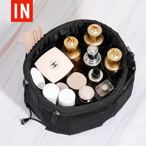 Cosmetics storage bag large capacity female portable small net red cosmetic bag ins Wind travel wash bag storage box