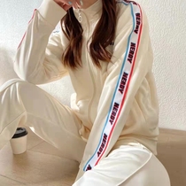 Set of Fracture Price Nerdy New Sports Suit Men And Women Loose Jacket Couple Tide Stars Same Sportswear