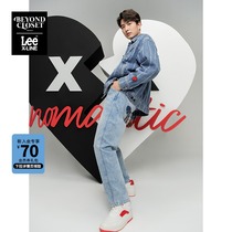 (Beyond Closet joint) Lee22 spring summer new pint of light blue old daddy pants boy jeans A01740